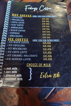 Menu 4 at Friday's Coffee and Breakfast in Kabupaten Karangasem