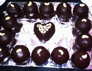 Vegan Resses Ball at Pumpernicle German Bakery in Rishikesh