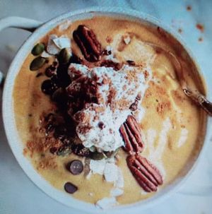 Our Healthy Smoothie Bowl at Pumpernicle German Bakery in Rishikesh