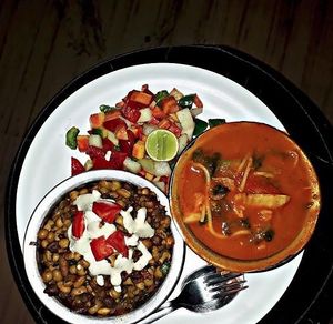 Vegan Lentil Soup at Pumpernicle German Bakery in Rishikesh