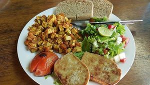 Tofu Platter  at Pumpernicle German Bakery in Rishikesh