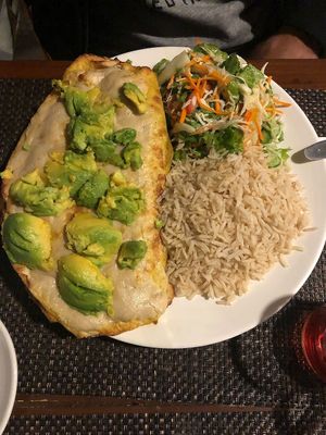 Vegan Enchiladas at Pumpernicle German Bakery in Rishikesh