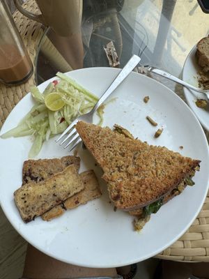   at Pumpernicle German Bakery in Rishikesh