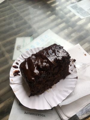 Vegan Brownie  at Pumpernicle German Bakery in Rishikesh