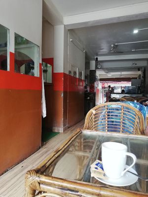 Inside at Pumpernicle German Bakery in Rishikesh