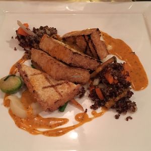 Grilled tofu at Cedar Restaurant in Washington