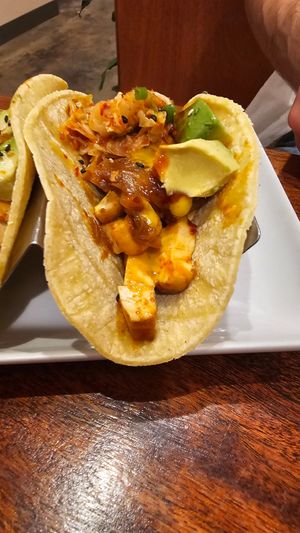 Kimchi tacos at Seoul Food DC in Takoma Park