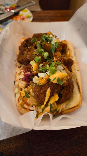 Po boy at Seoul Food DC in Takoma Park