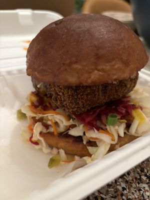 Tofu sandwich   at Seoul Food DC in Takoma Park