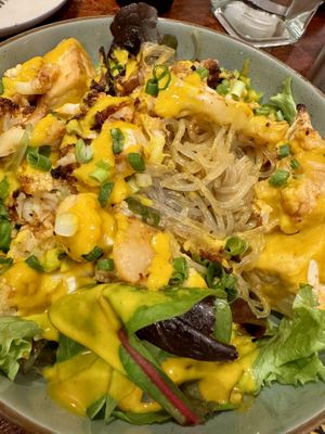 Cauliflower tofu japchae  at Seoul Food DC in Takoma Park