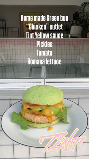 Vegan Chicken Burger   at Tint Plant Food in Batumi