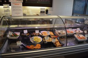 Deli counter at YamChops. at Yam Chops in Toronto