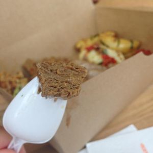 Mongolian 'beef' at Yam Chops in Toronto