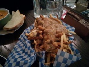 Amazing poutine at bloomer's in Toronto