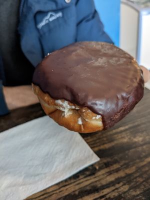 Boston cream at bloomer's in Toronto
