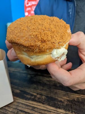 Biscoff cheesecake at bloomer's in Toronto