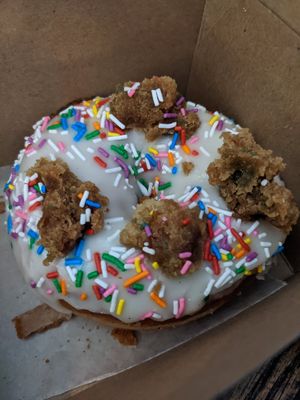 Birthday cake at bloomer's in Toronto