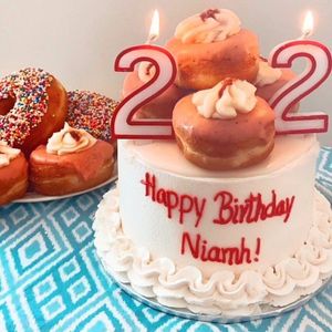 donut cakes at bloomer's in Toronto