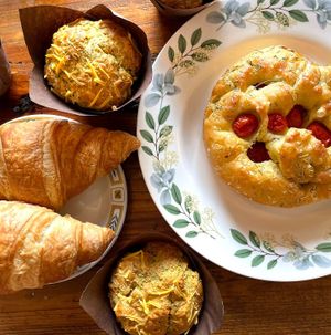 focaccia, croissants, and savoury goodies at bloomer's in Toronto