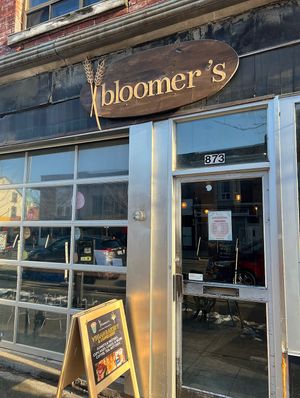 Bloomers Toronto - sign outside   at bloomer's in Toronto