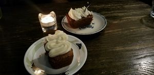 carrot cake at bloomer's in Toronto