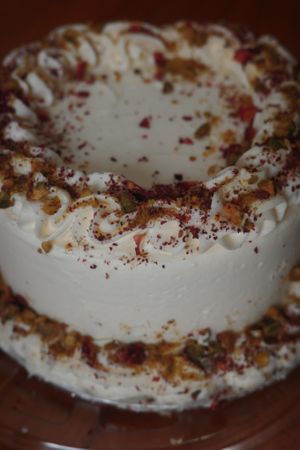 Rose pistachio cake   at bloomer's in Toronto