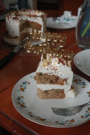Rose pistachio cake   at bloomer's in Toronto