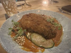 Aubergine Steak  at The Oystercatcher Inn in Scotland