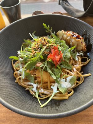 kimchi pasta   at Sunbap - Bockenheim in Frankfurt