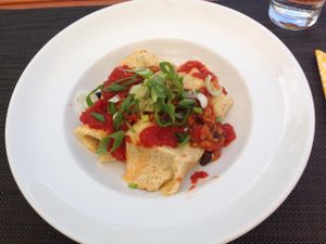 Fajitas all Vegan! It was delicious!! at Prélude in Luzern