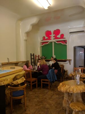 Not a lot of tables at La Valle in North London