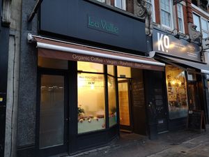 Outside morning at La Valle in North London