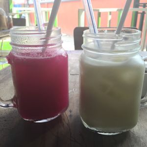 watery juice at Hanny Green Rumah Herbal and Healthy Cafe in Kuta