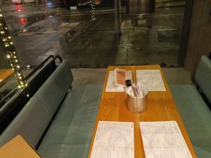 Seating area at Sano Pizza in Cork