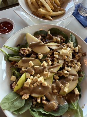 Vegan Fall harvest salad with tofu   at The Artisan at Brick Street Hotel in Durant