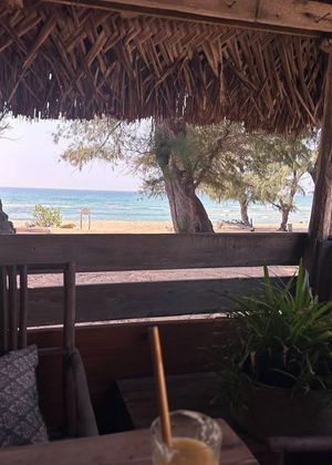 The view from the Café at Jen's Café in Tofo