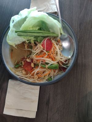 Som Tam at Veganerie Grand Palace - วีแกนเนอรี วัดพระแก้ว in Bangkok