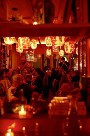 Modeled after Asian ambience  at Yaowarat in Portland