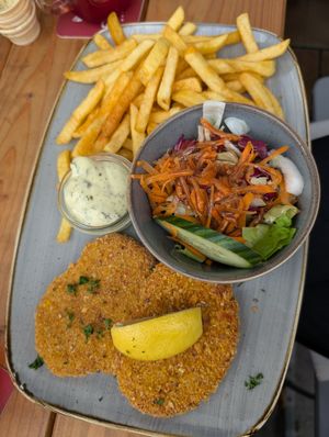 Vritz vom Feld vegane Schnitzel at Schweinske in Schleswig-holstein