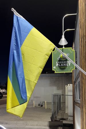 Solidarity  at Laughing Planet Cafe in Reno