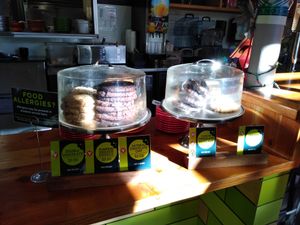 Vegan cookies at Laughing Planet Cafe in Reno
