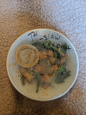 Takeout clearly labeled! at Laughing Planet Cafe in Reno