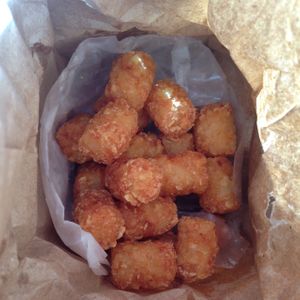 Tater tots! at The Mindful Mermaid Cafe in Key Largo