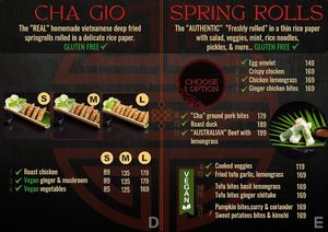 Menu at BUN & CHAY Phangan-Srithanu in Chang Wat Surat Thani