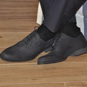 Romeo - Vegan luxury lace-up shoes for men with a clean look in soft microsuede at NOAH - Italian Vegan Shoes in Esselbach