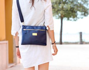 Vegan bag "Rimini blue" at NOAH - Italian Vegan Shoes in Esselbach