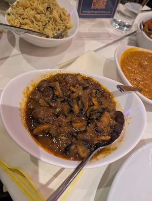 Mushroom bhaji at Bay Of Bengal in Sheffield