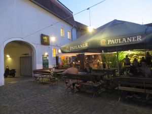 In the summer you can sit outside in all peace and quiet. at Viva Zapata in Saarbrucken