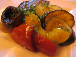 marinated vegetables (Mariniertes Gemüse) at Viva Zapata in Saarbrucken