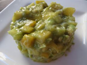 mango and avocado (without mozzarella cheese) at Viva Zapata in Saarbrucken